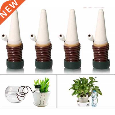 2/4Pcs Plant Automatic Drip Watering System Ceramic