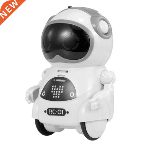 Intelligent Mini Pocket Robot Walk Music Dance Light Voice