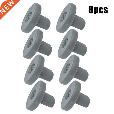 8Pcs Dishwasher Upper Basket Wheels Durable Plastic For Aeg