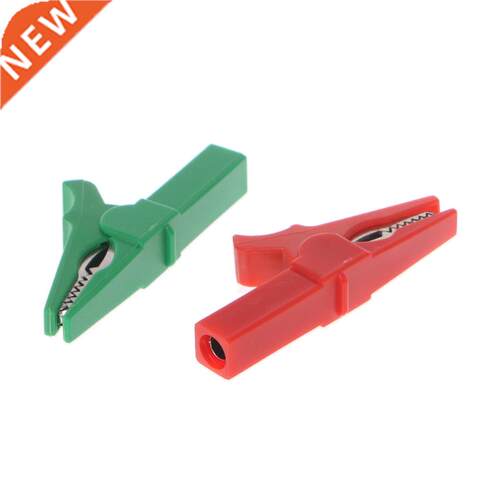 6 Pcs 6 Colors 55mm Crocodile Alligator Clip For 4mm Male Ba