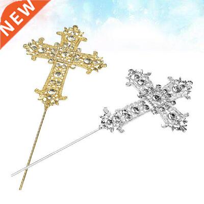 Decor Cupcake Cross Communion Cake Baptism Topper Christian