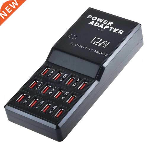 Multi USB Charger US EU UK Plug 12 Ports Wall Desktop Charge