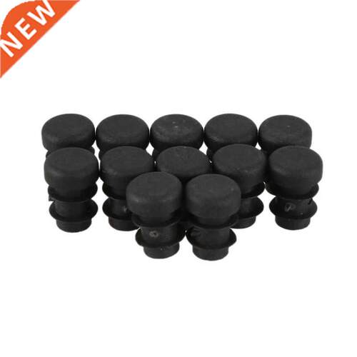 12 Pcs Plastic 12mm Pipe End Blanking Caps Bung Tube Insert