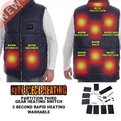 USB Clothes Heater P 8 in 1 Electric Heating Vest Ps