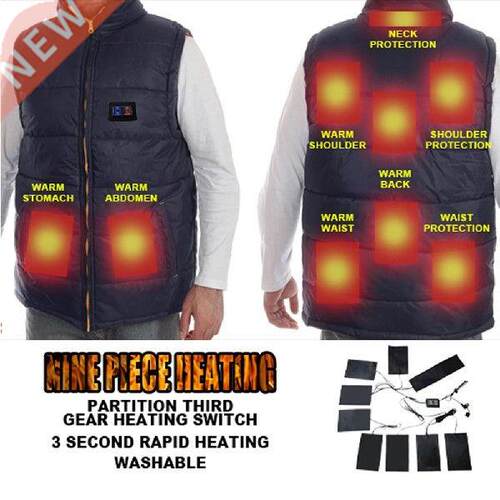 USB Clothes Heater P 8 in 1 Electric Heating Vest Ps