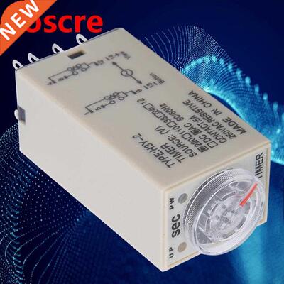 H3Y-2 Time Relay 8Pins Delay Timer 0.01s 0-3s Adjustable Tr