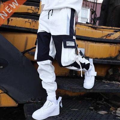 Sreetwear Men's Multi Pockets Cargo Harem Pants Hip Hop Casu