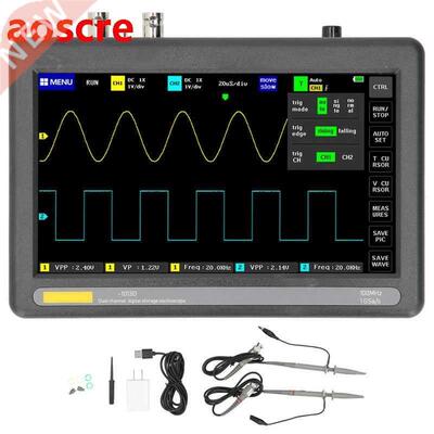 1013D Hand-Held Dual Channel Digital Touch Plate Oscilloscop