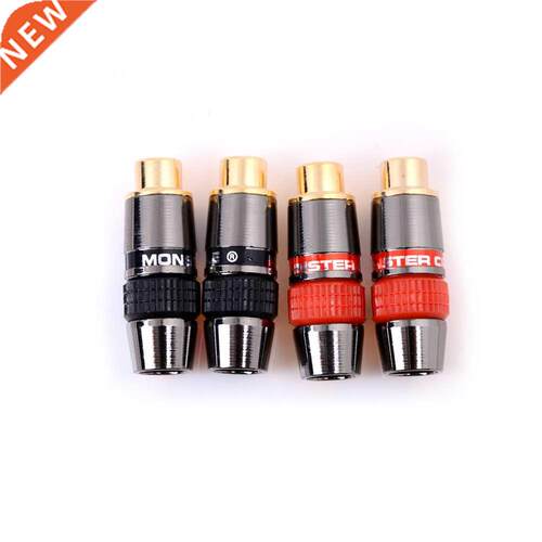 4pcs gold plating RCA connector RCA Female socket quality