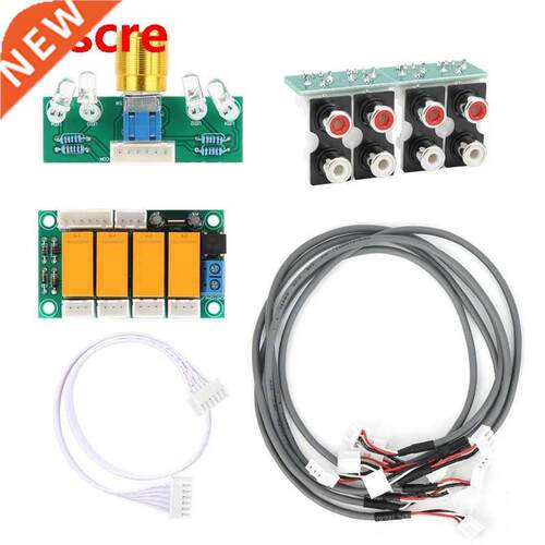 Audio Input Switch Module DIY Switching Board 4 Way Signal S