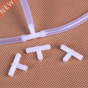 4mm Plastic T Shape Tee 3 Way Hose Joints Fish Tank Aquarium