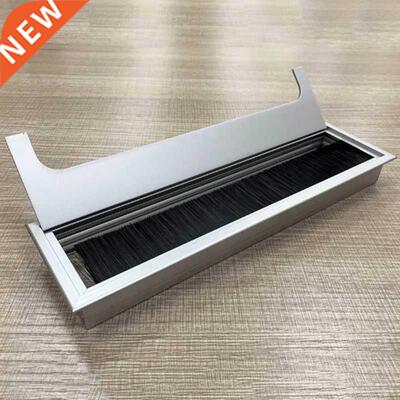 Aluminium Square Rectangle Desk Computer Wire Cable Outlet I