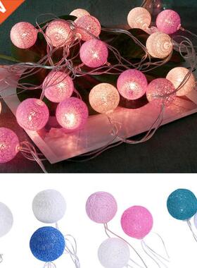 .7m 20LED Cotton Ball Fairy String Lights Valentine