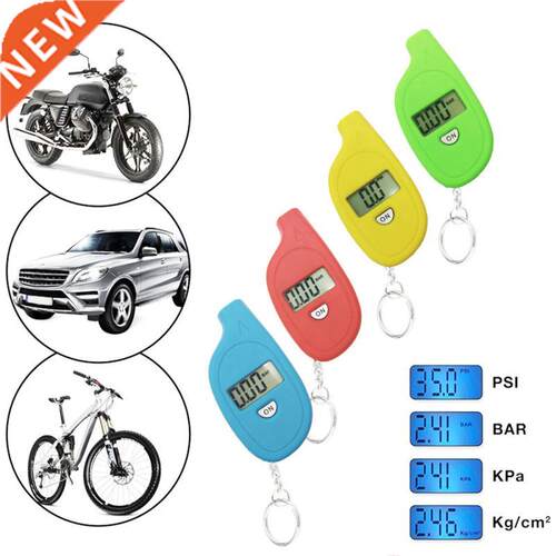 1Pcs Mini Car Digital LCD Tire Pressure Gauge Handheld Keyc