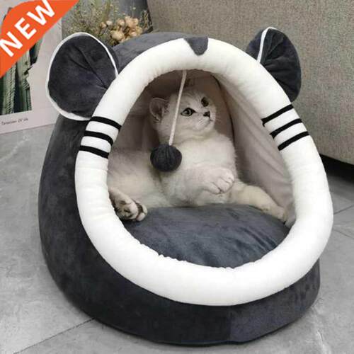 Cat Bed Pet Dog Warm House Cave Kitten Puppy Nest Tent