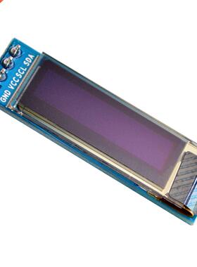 0.91 inch 1282 white and blue color 128X2 OLED LCD LED Dis