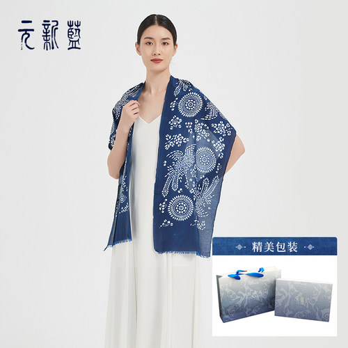 手工制作中国风百搭围巾女士送礼