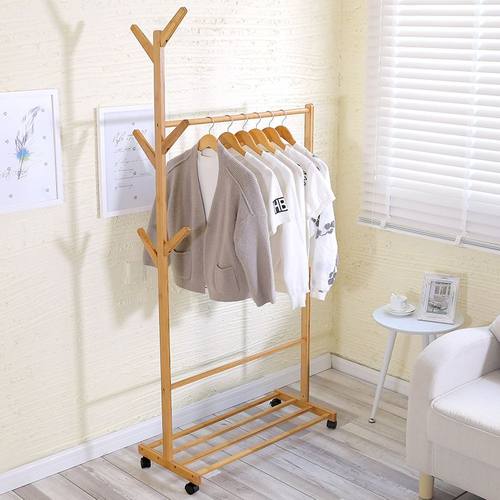 木质单杆轻奢创意北欧60cm晾衣架