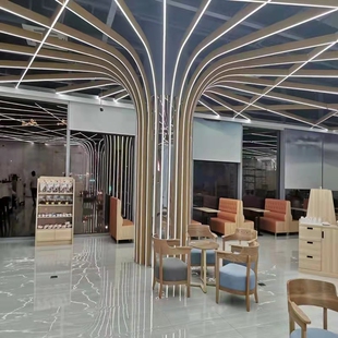 定制铝单板外墙门头吊顶铝板装饰木纹冲孔雕花镂空氟碳造型铝板