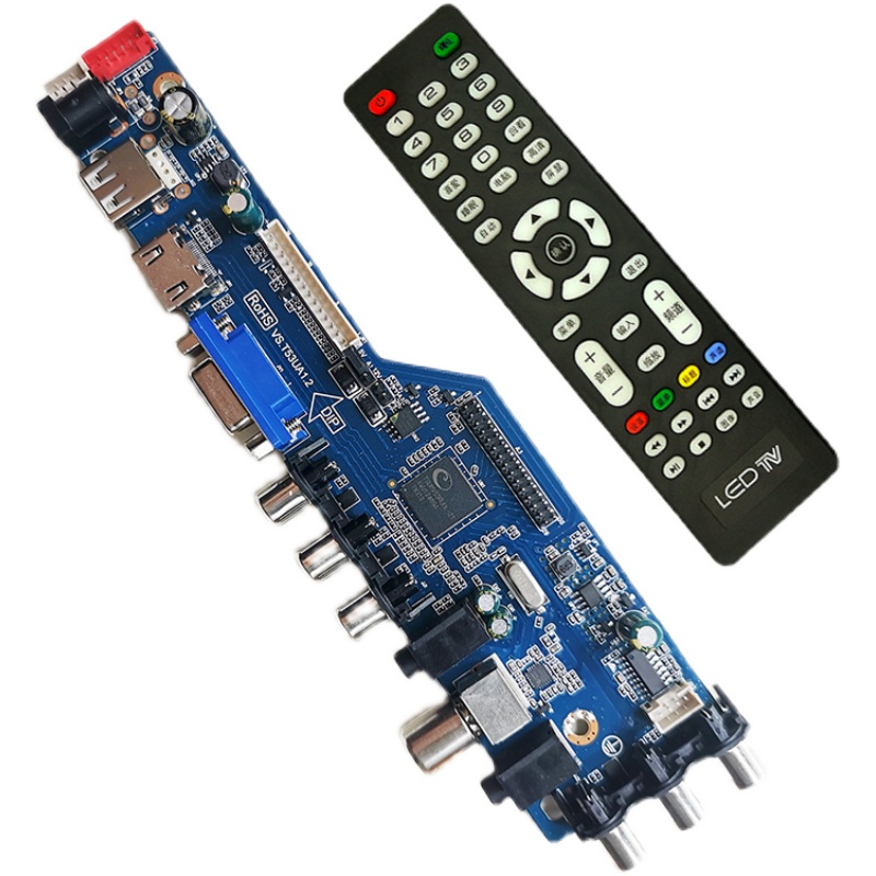 全新适用VS.T53UA3.2 CV56XL-F通用VS.T53UA1.2电视主板双AV接口