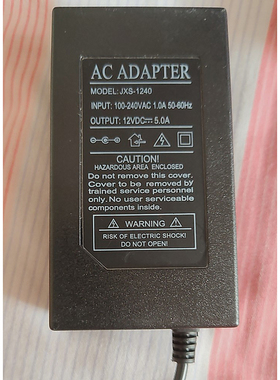 适用JXS-1240电源适配器12V5A外置电源SW-60W12电视机显示器电源