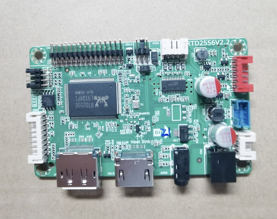 鼎科RTD2556V2.2驱动板免烧录驱动板跳冒改程序 DP驱动板+HDMI