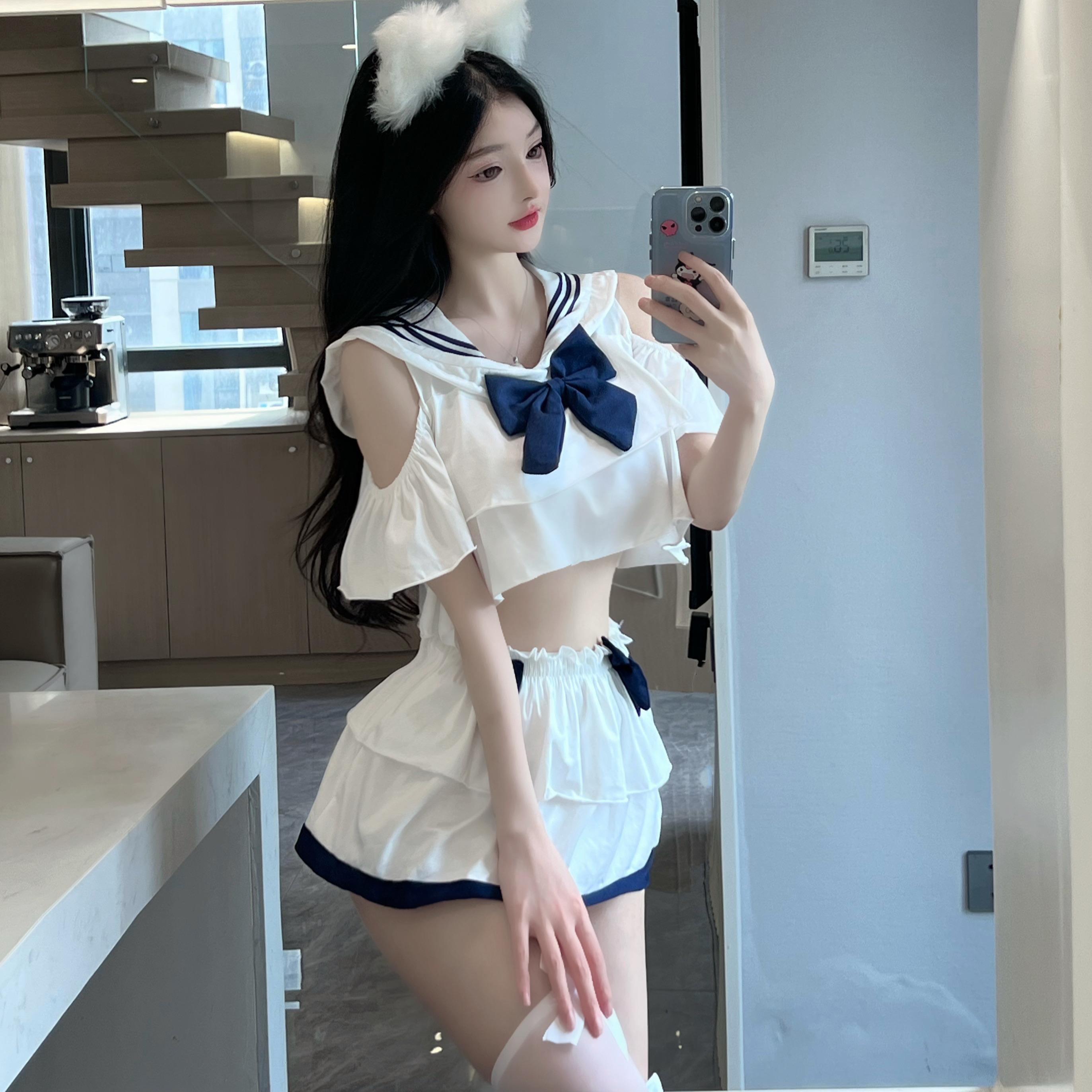 水手服学生纯欲jk制服可爱套装成人性感qqny女内衣情感趣味兔女郎