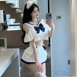 水手服学生纯欲jk制服可爱套装成人性感qqny女内衣情感趣味兔女郎