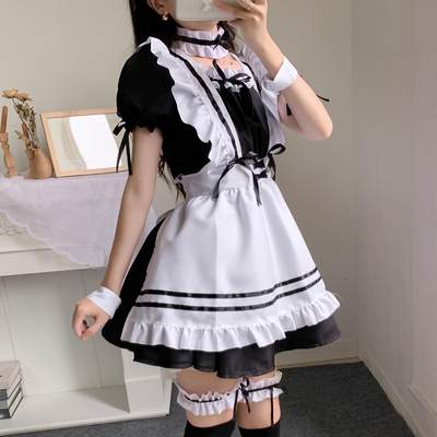 奇迹暖暖环游世界 红酒甜心女仆装lolita可爱女佣服cosplay手游戏