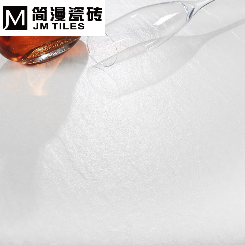 简漫白色砂岩仿古砖瓷砖哑光瓷砖地板砖600 凹凸防滑浴室露台墙砖