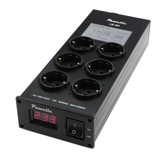 Pawalle派瓦LB60欧标电源滤波器插座防雷防浪涌电源净化器