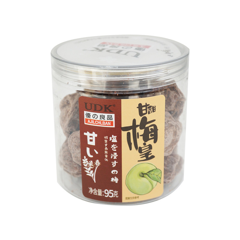优之良品 甘甜梅王 95g罐装 蜜饯果脯话梅 休闲零食小吃