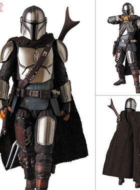 现货 Medicom MAFEX#129 星球大战 曼达洛人 可动