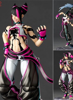 [现货] 海洋堂 转轮科技系列 惊奇山口 街霸6 韩蛛俐 可动