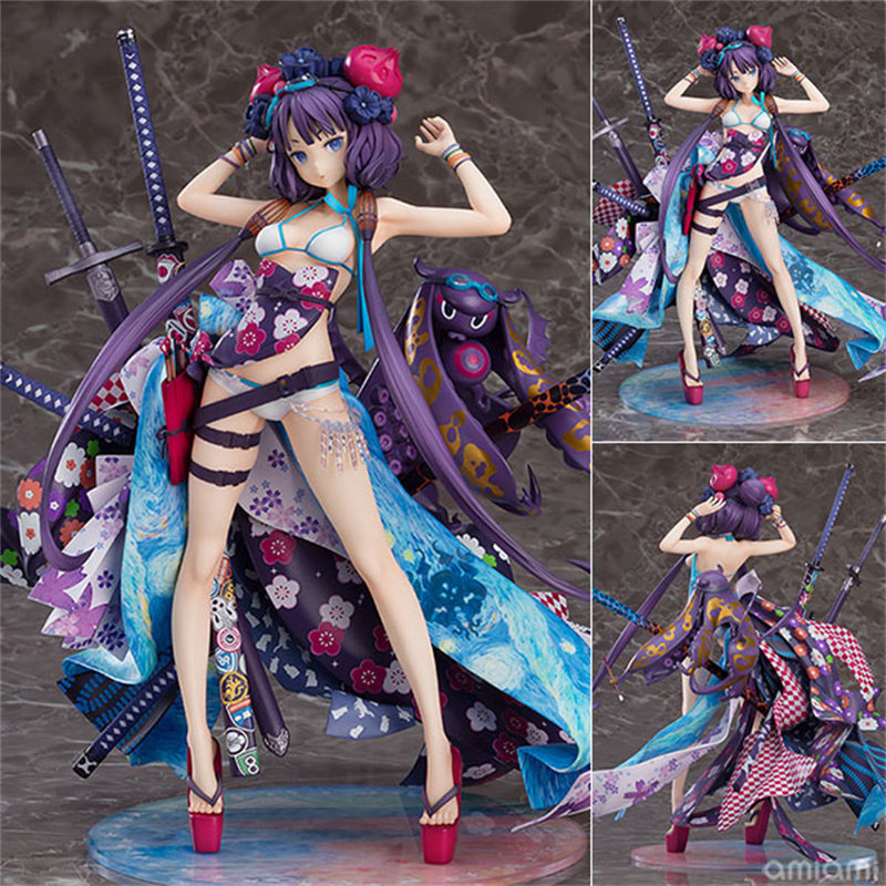 现货 gsc fgo fate saber 葛饰北斋 阿荣 北斋 泳装 1/7
