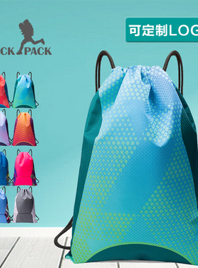 篮球背包健身训练包定制LOGO简易轻便背包运动防水束口袋双肩定制