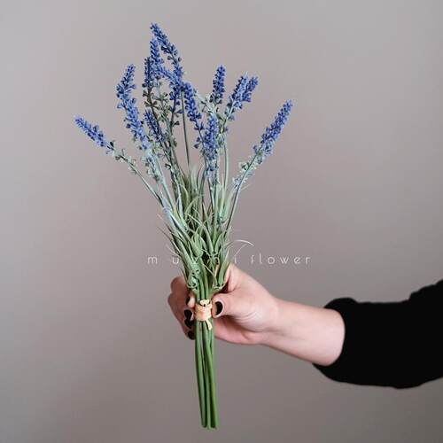薰衣草仿真花颜色清晰仿真度高