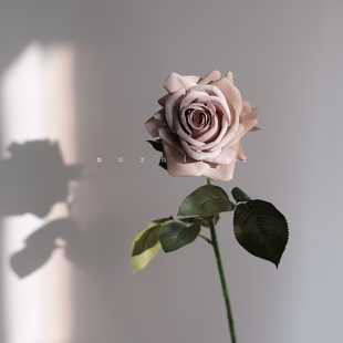 仿真花高级感逼真手感保湿 饰 玫瑰花束客厅插花摆设轻奢花艺家居装