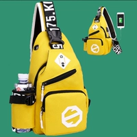 Нагрудная сумка, сумка через плечо, ремешок для сумки, шоппер, спортивная сумка на одно плечо, модная поясная сумка, в корейском стиле