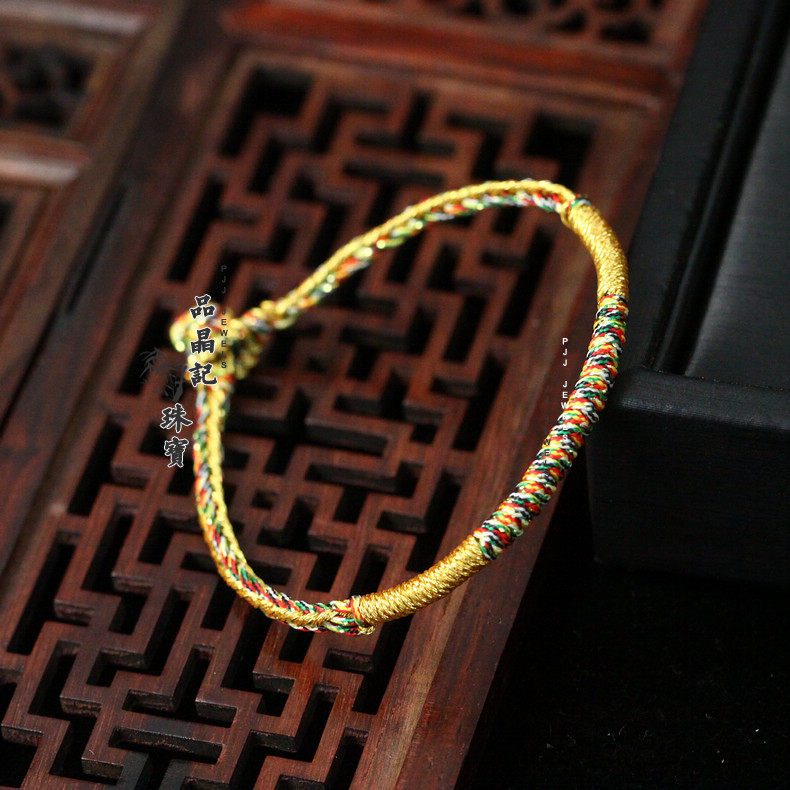纯手工八股编织金刚结手链手编简约情伿一对男女手绳