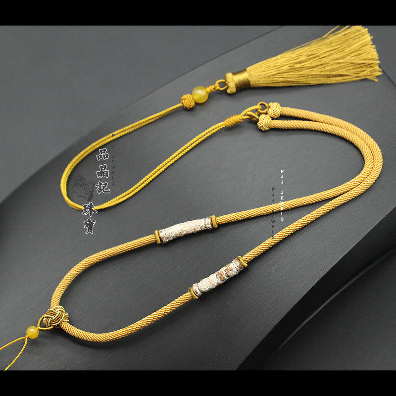 私人订制精美流苏款大挂坠毛衣链