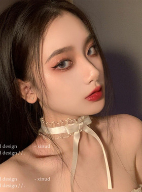 纯欲风洛丽塔超仙choker项链