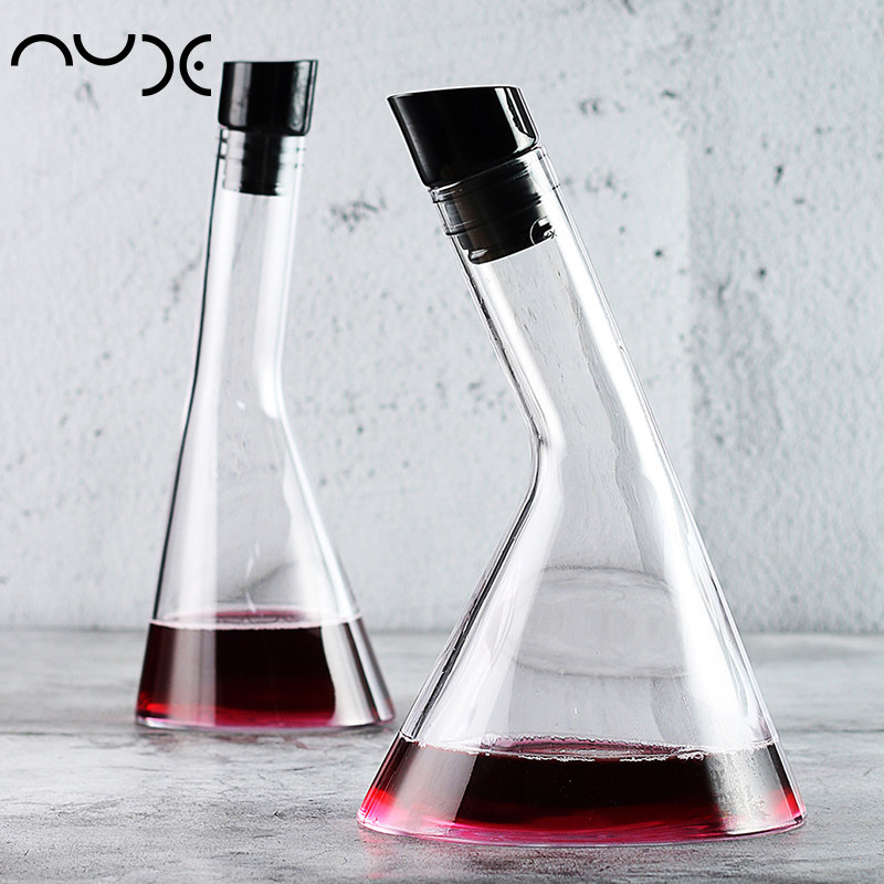 NUDE努德 土耳其进口水晶玻璃葡萄酒红酒醒酒器套装家用酒瓶