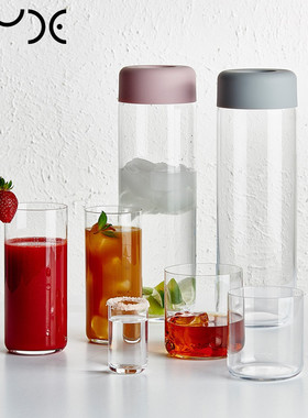 NUDE土耳其进口轻薄透明水晶玻璃水杯威士忌杯牛奶杯水杯烈酒杯