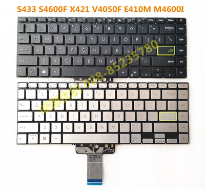 华硕 Asus Redolbook S433 S4600F X421 V4050F E410M M4600I键盘