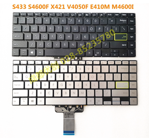 华硕 Asus Redolbook S433 S4600F X421 V4050F E410M M4600I键盘