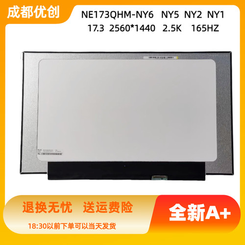 NE173QHM NY6 NY5 NY2 17.3 2.5K机械师MACHENIKE战空F117-FP屏幕