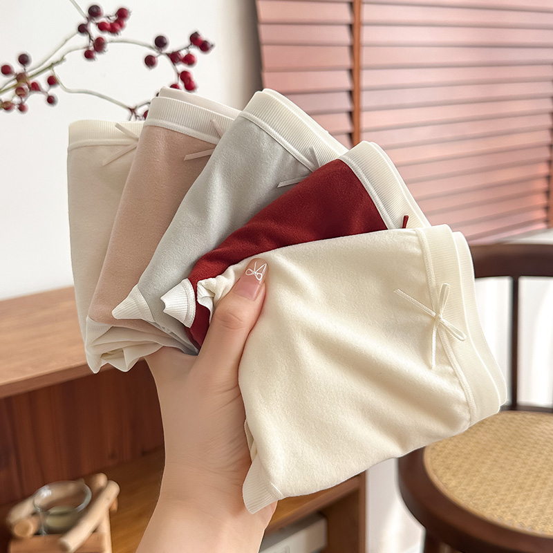 奶呼呼温暖羊绒感女内裤