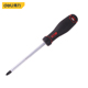 得力S2一字螺丝刀家用工具维修工业级合金钢起子改锥螺丝批带磁性