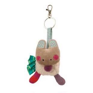 法国产 moulin roty 儿童宝宝婴儿抓握毛绒玩具安抚玩偶 钥匙扣